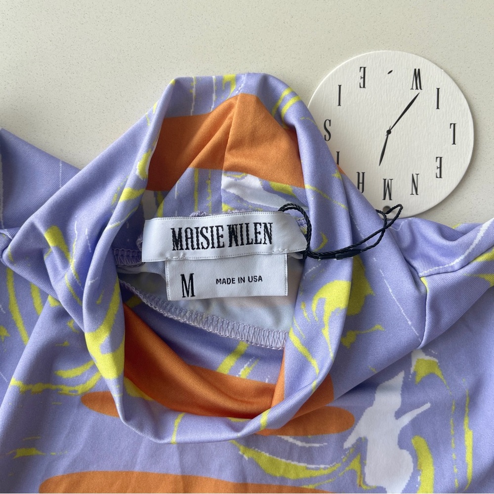 Maisie Wilen Orbit City Mini Dress Size Medium - Picture 4 of 8